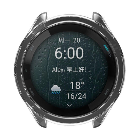 Garmin Forerunner 265S Transparent Fleksibelt TPU Plastik Cover - Blå