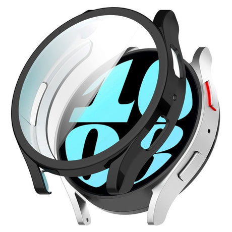 Samsung Galaxy Watch 6 (44 mm) fleksibelt plastdeksel m. Innebygd skjermbeskytter - Svart