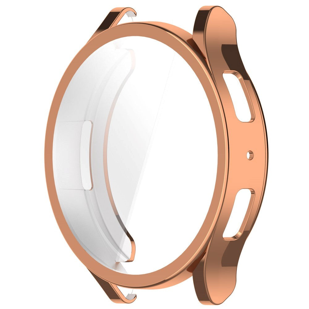 Samsung Galaxy Watch 6 (40 mm) fleksibelt plastdeksel m. Innebygd skjermbeskytter - Rose Gold
