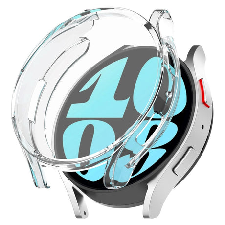 Samsung Galaxy Watch 6 (40 mm) fleksibelt plastdeksel m. Innebygd skjermbeskytter - Gjennomsiktig