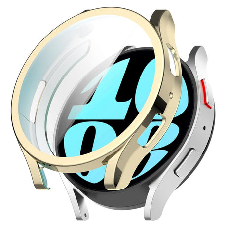 Samsung Galaxy Watch 6 (40 mm) fleksibelt plastdeksel m. Innebygd skjermbeskytter - Gull