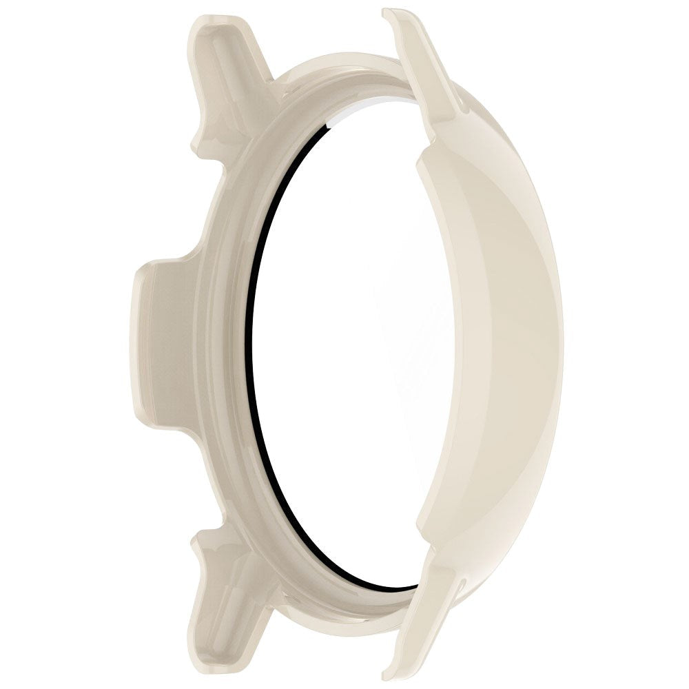 Garmin Vivoactive 5 hardplastdeksel m. Innebygd skjermbeskytter - Creme White