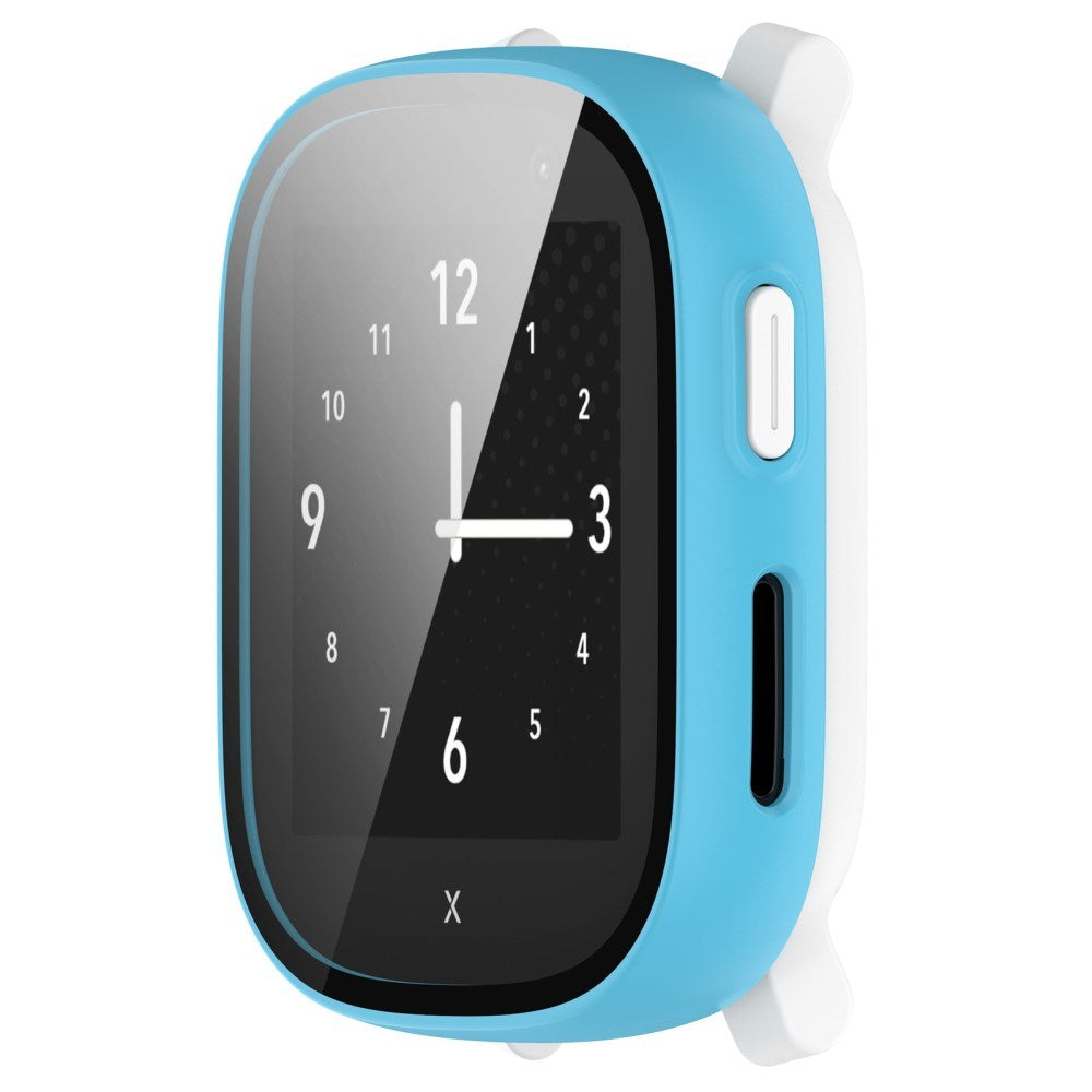 Xplora X6Play deksel av hardplast m. Innebygd skjermbeskytter - blå