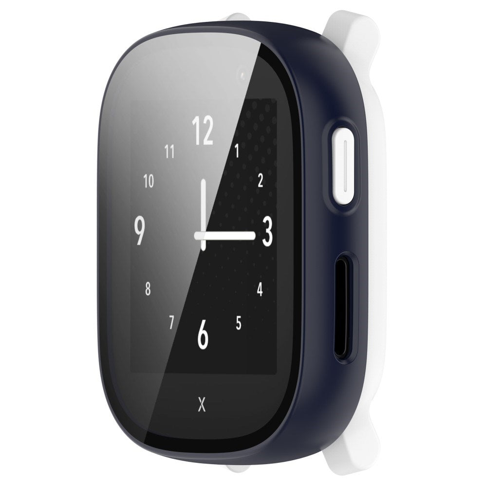 Xplora X6Play deksel av hardplast m. Innebygd skjermbeskytter - Mørkeblå