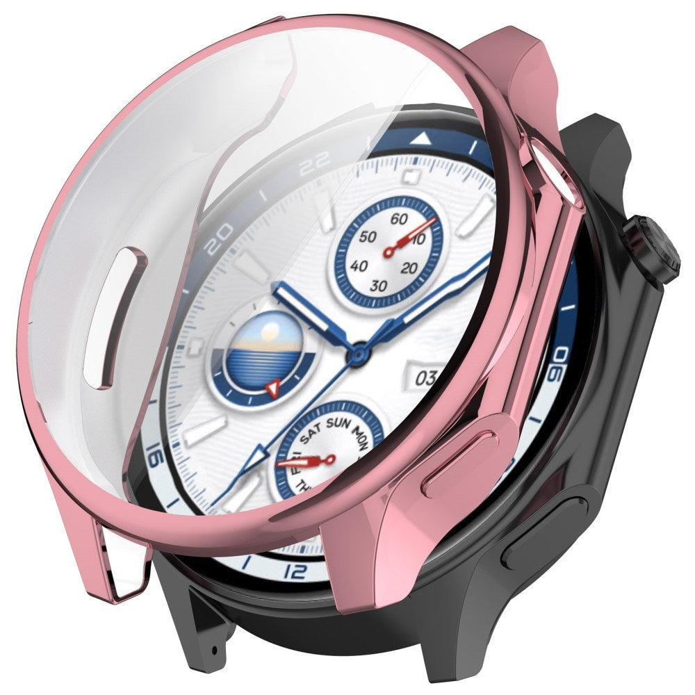 OnePlus Watch 2 fleksibelt plastdeksel m. Skjermbeskytter - Rosa