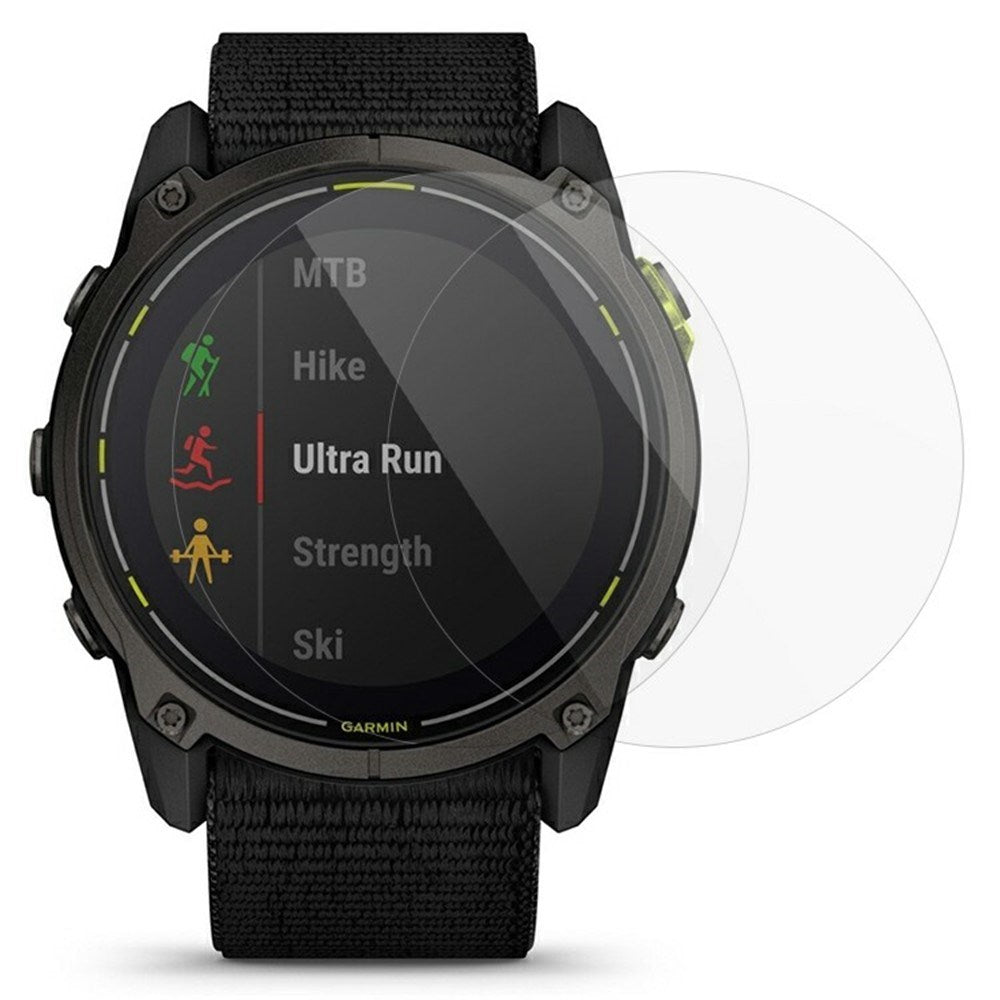 Garmin Enduro 3 Hærdet Skærmbeskyttelsesglas - 2x - Gennemsigtig