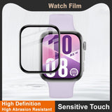 Huawei Watch Fit 4 IMAK Skærmfilm - Gennemsigtig / Sort Kant