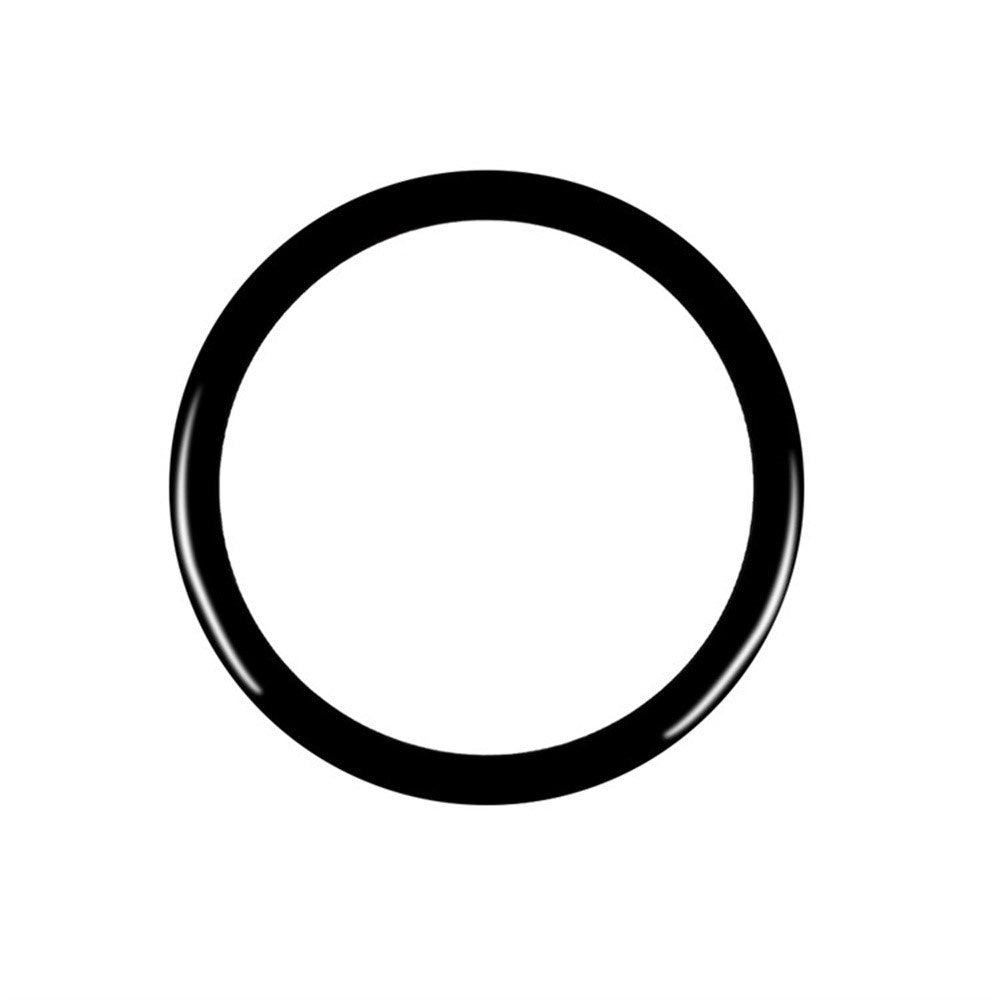 Samsung Galaxy Watch 8 (40mm) Skærmbeskyttelse - Hård Plastik - Gennemsigtig / Sort Kant