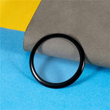 Samsung Galaxy Watch 8 (40mm) Skærmbeskyttelse - Hård Plastik - Gennemsigtig / Sort Kant