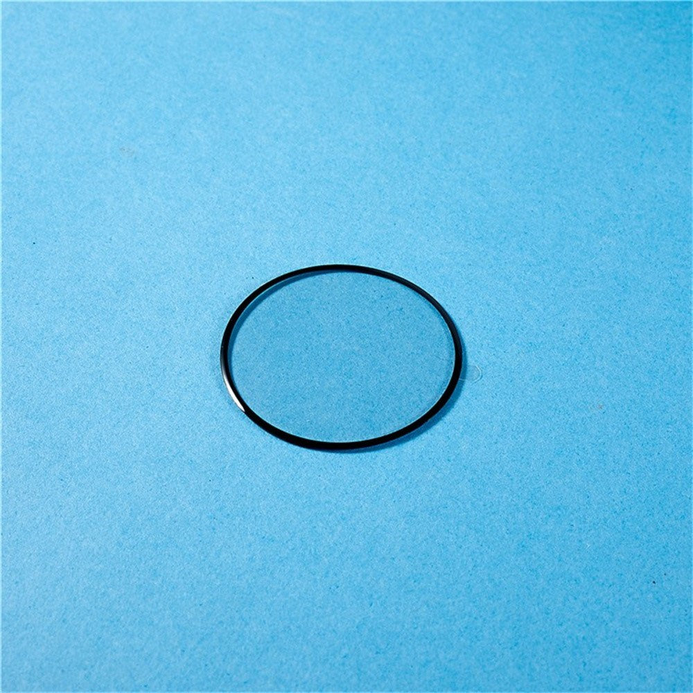 Samsung Galaxy Watch 8 Classic (46mm) Skærmbeskyttelse - Hård Plastik - Gennemsigtig / Sort Kant