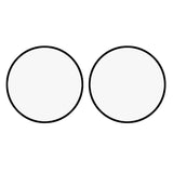 OnePlus Watch 3 (46mm) Plastik Skærmbeskyttelse - 2 stk. - Gennemsigtig / Sort Kant