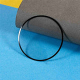 OnePlus Watch 3 (46mm) Plastik Skærmbeskyttelse - 2 stk. - Gennemsigtig / Sort Kant