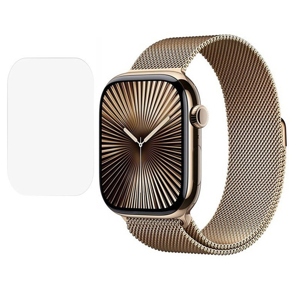 Apple Watch 12 (42mm) Full Fit Skærmbeskyttelsesfilm - Gennemsigtig