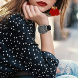 Apple Watch SE/6/5/4 (40mm) Hårdt Plast Cover m. Indbygget Skærmbeskyttelse - Sort & Rhinsten