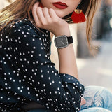 Apple Watch SE/6/5/4 (44 mm) hardplastdeksel m. Innebygd skjermbeskytter - Black &amp; Rhinestone