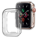 Apple Watch 9/8/7 (41 mm) fleksibelt plastdeksel - gjennomsiktig