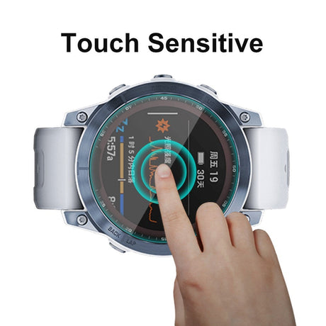 Garmin Fenix ​​​​7X ENKAY Skjermbeskytter i herdet glass - 2 stk. - Gjennomsiktig