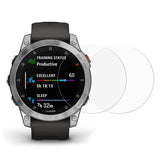 Garmin Epix 2 Arc Edge skjermbeskytter - herdet glass - 2 deler - Gjennomsiktig