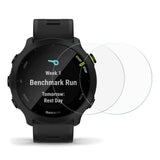 Garmin Forerunner 55 Arc Edge Skjermbeskytter - Herdet glass - 2 deler - Gjennomsiktig