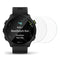 Garmin Forerunner 55 Arc Edge Skjermbeskytter - Herdet glass - 2 deler - Gjennomsiktig