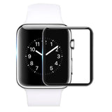 Apple Watch 9/8/7 (41mm) herdet glass - skjermbeskytter - svart