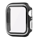 Apple Watch Ultra 1/2 (49 mm) etui av hardplast m. Innebygd skjermbeskytter - Svart / Sølv