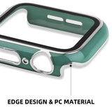 Apple Watch Ultra 1/2 (49 mm) etui av hardplast m. Innebygd skjermbeskytter - Grønn / Sølv