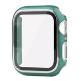 Apple Watch Ultra 1/2 (49 mm) etui av hardplast m. Innebygd skjermbeskytter - Grønn / Sølv