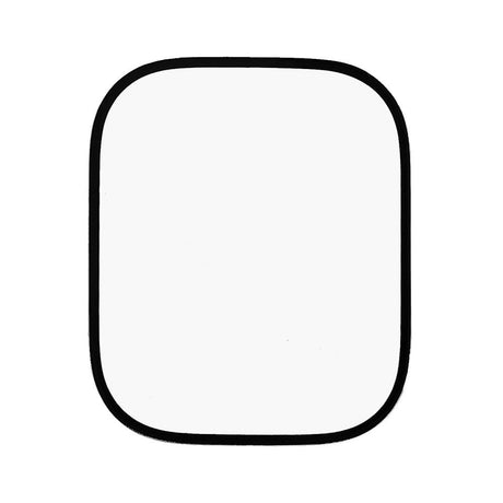 Apple Watch 9/8/7 (41 mm) skjermbeskytter i herdet glass - svart kant