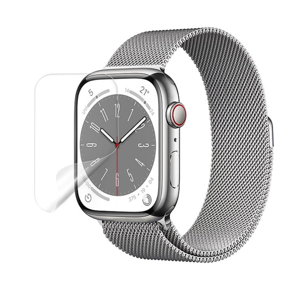 Apple Watch 9/8/7 (41mm) skjermbeskytterfilm - gjennomsiktig