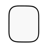 Apple Watch 9/8/7 (45 mm) herdet glass - skjermbeskytter - svart kant