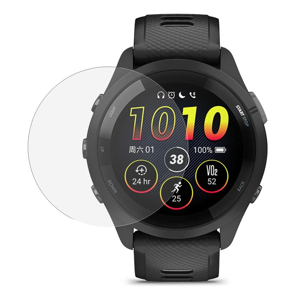 Garmin Forerunner 265 Plastik Skærmbeskyttelse  - Gennemsigtig