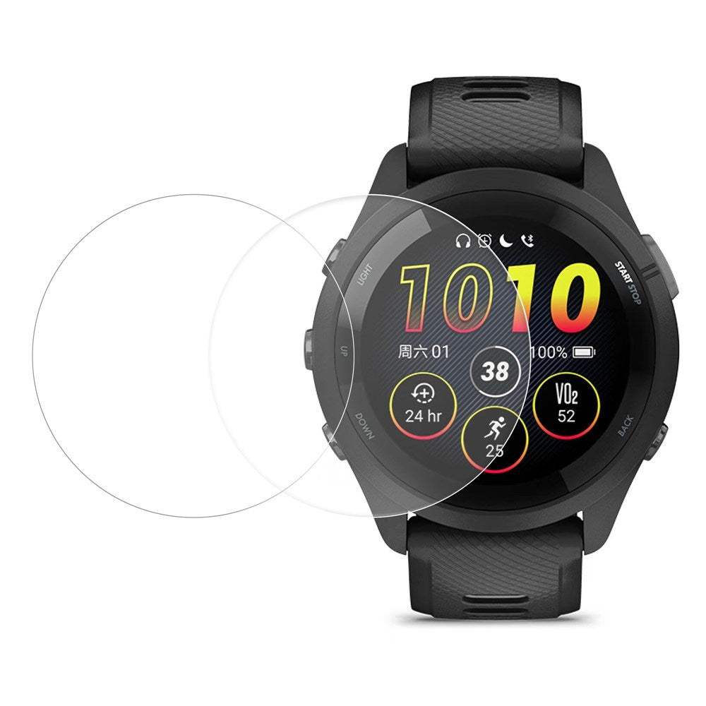 Garmin Forerunner 265 Plastik Skærmbeskyttelse - 2 stk. - Gennemsigtig