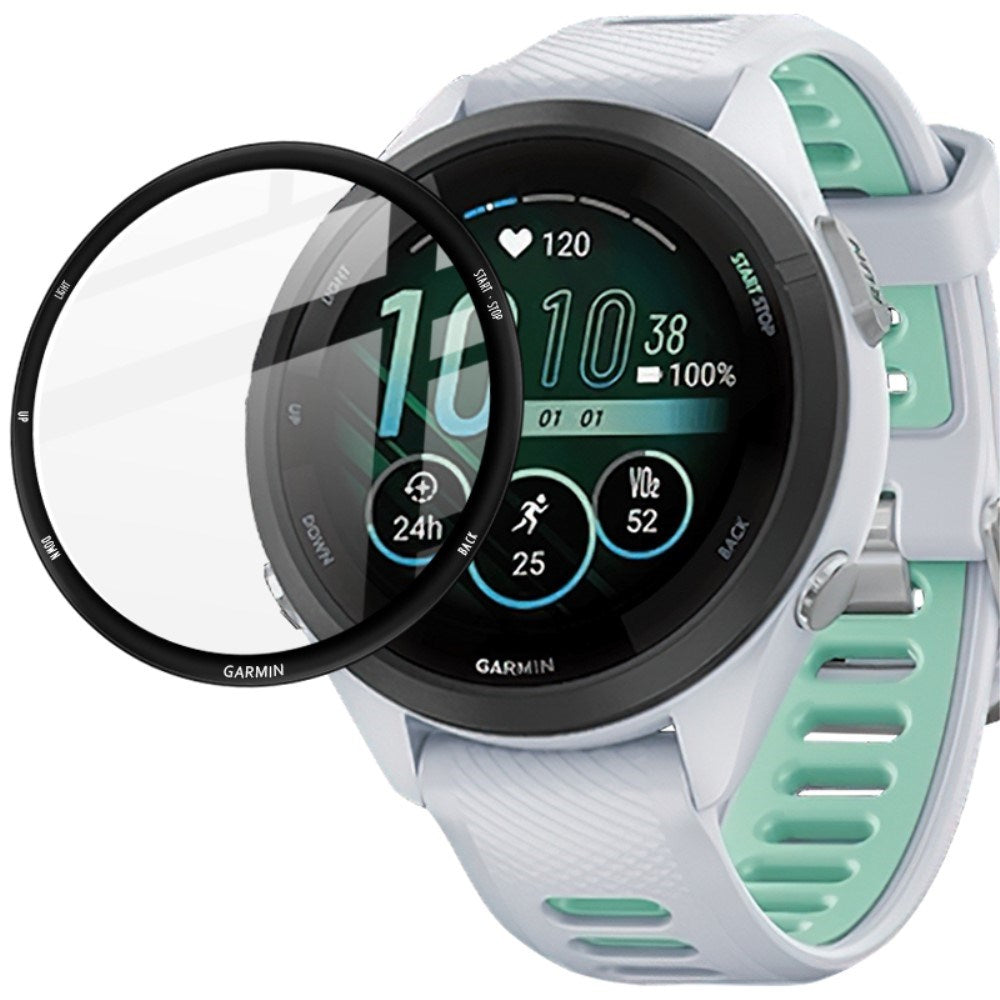 Garmin Forerunner 265S IMAK beskyttelsesglass - svart kant