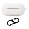 JBL Live Buds 3 Silikonecase m. Klip & Udskæring til Display - Hvid