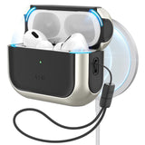 AirPods Pro (1. og 2. gen.) Orbit Hybrid Magnetic Cover - MagSafe-kompatibel - Titanium