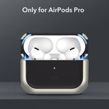 AirPods Pro (1. og 2. gen.) Orbit Hybrid Magnetic Cover - MagSafe-kompatibel - Titanium