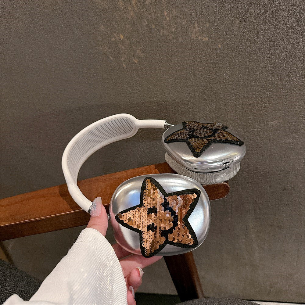 AirPods Max-deksel i plast m. Stjerne - Gull