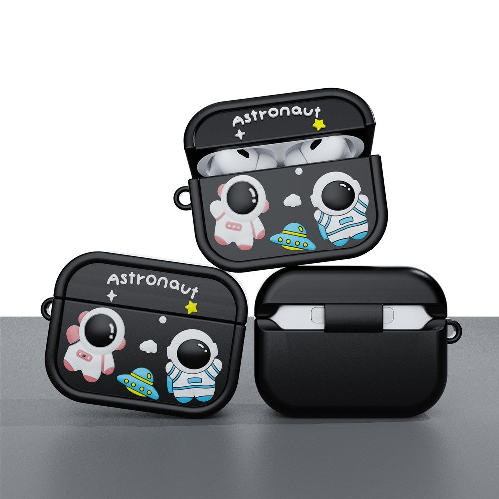 Apple AirPods Pro (2. Gen.) Silikone Cover m. Astronaut - Grå