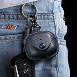 Airpods 4 deksel i kunstskinn - svart