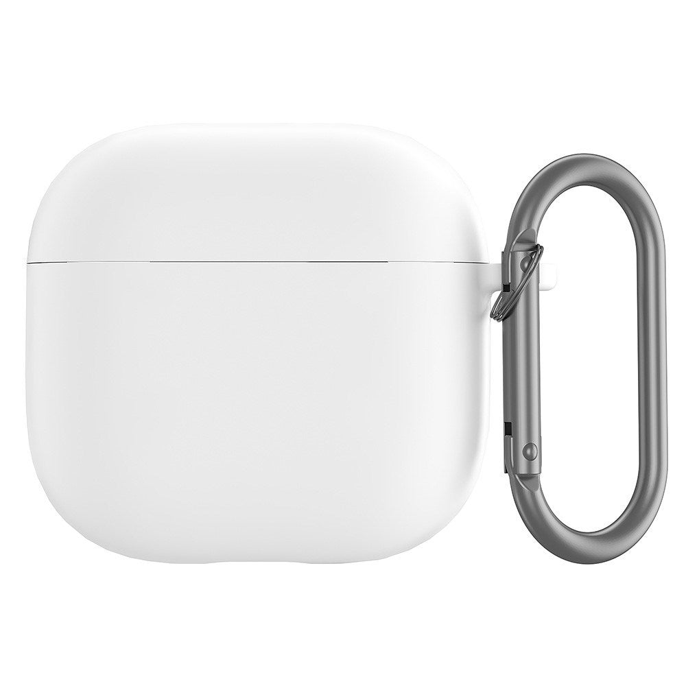 Apple AirPods (4. gen.) Silikonetui m. Karabinhage - Hvit
