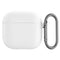 Apple AirPods (4. gen.) Silikonetui m. Karabinhage - Hvit