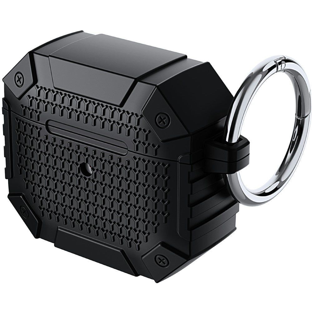 Airpods 4 støtsikkert ekstra beskyttelsesdeksel - svart