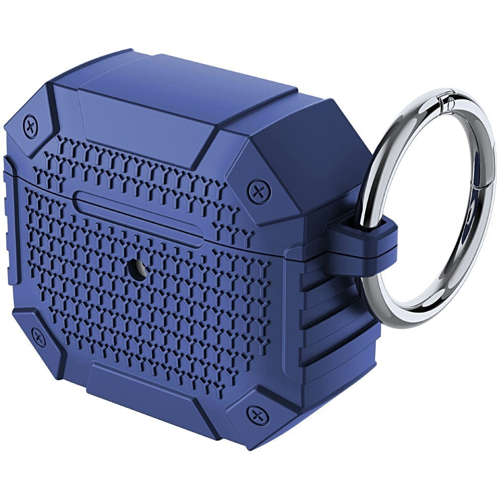 Airpods 4 støtsikkert ekstra beskyttelsesdeksel - blå