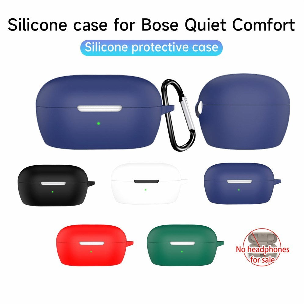 Bose QuietComfort Earbuds Silikone Case m. Karabinhage - Hvid