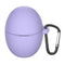 Huawei FreeBuds 6 Silikone Case m. Karabinhage - Lavendel
