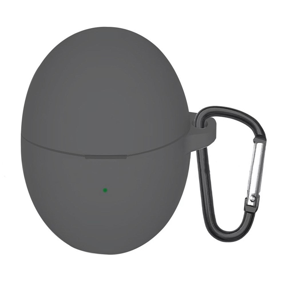 Huawei FreeBuds 6 Silikone Case m. Karabinhage - Grå