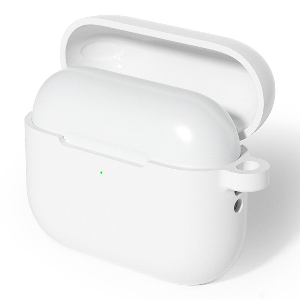 Apple AirPods Pro (3. gen.) Cover m. Karabinhage - Silikone - Hvid