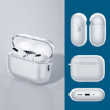 Apple AirPods Pro (3. gen.) Transparent Plast Cover - Gennemsigtig / Grøn