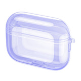 Apple AirPods Pro (3. gen.) Transparent Plast Cover - Gennemsigtig / Lilla